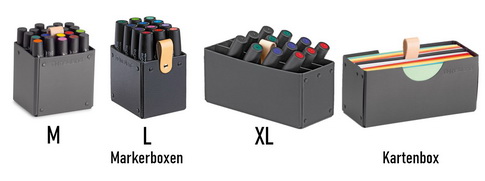 Die bekannten und beliebtesten Boxen sind Kartenbox und Markerbox: