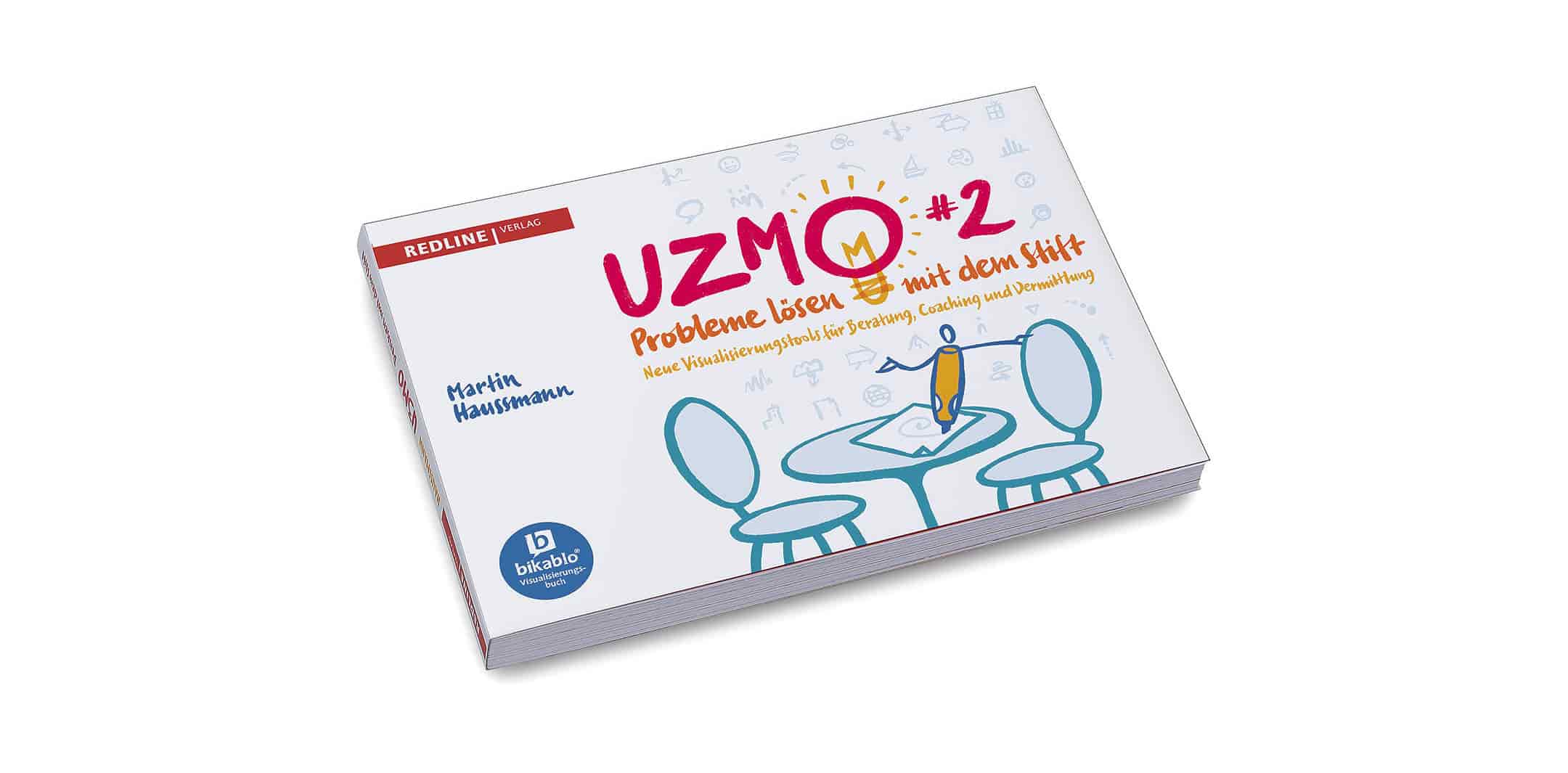 UZMO 2 – das inspirierende Handbuch für alle, die Visualität als Schlüssel zur Lösung von Problemen erleben wollen. Perfekt für alle, die visuell denken, präsentieren, gemeinsam Entscheidungen fällen – und mit Stift und Kopf die Zukunft gestalten!