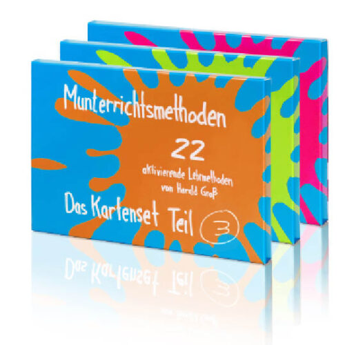 Munterrichtsmethoden Set - Kartenboxen Teil 1+2+3