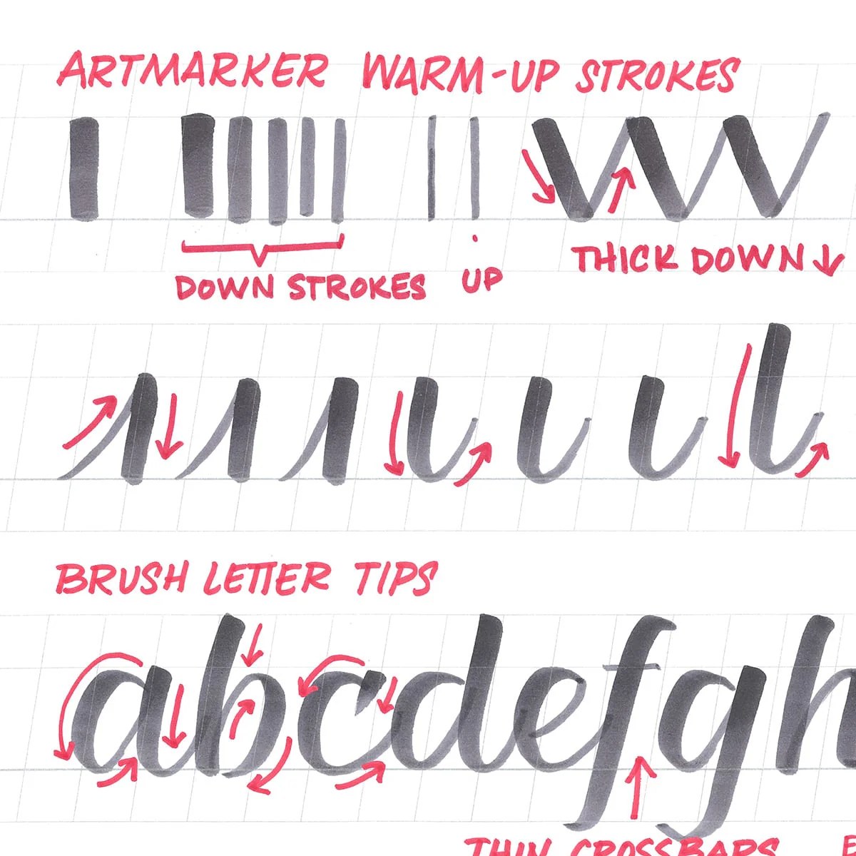 Handlettering Kit - inkl. großem ToGo-Block – Bild 3