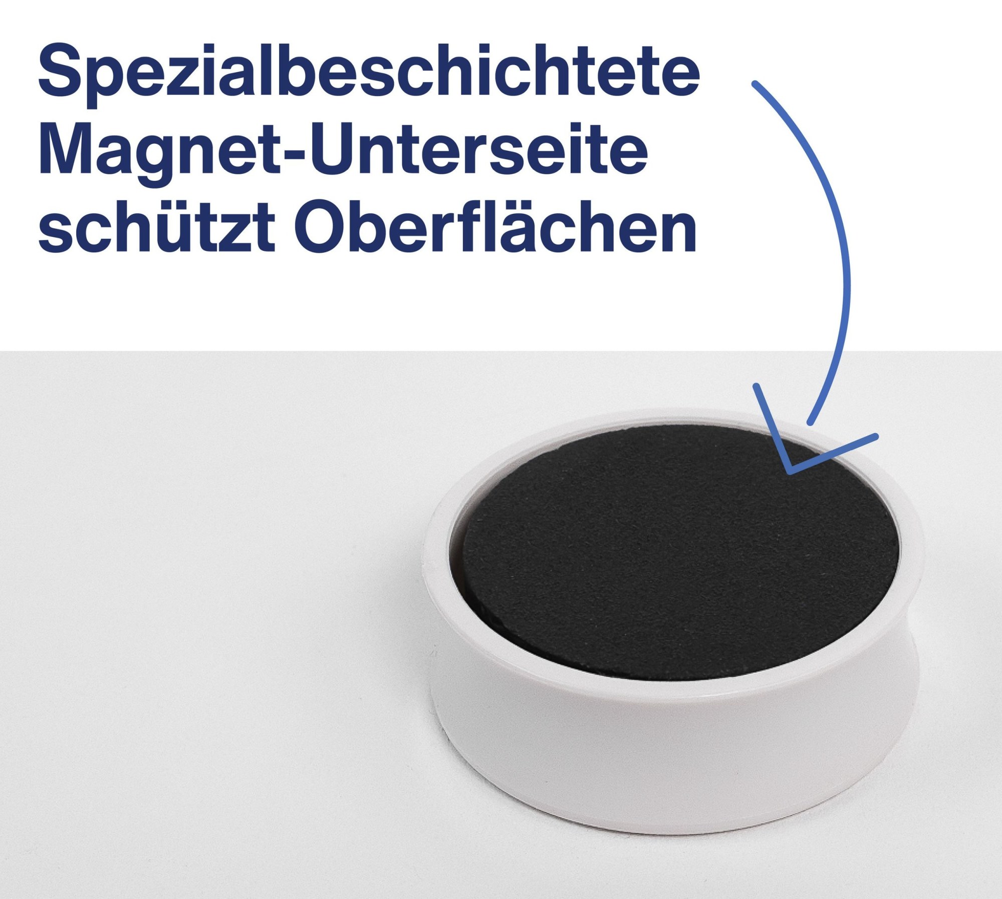 Supermagnet stark, 10 Stück weiß 34mm – Bild 3