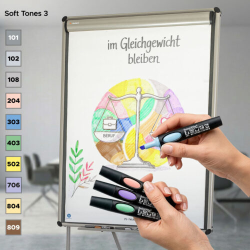 Alternative view of Neuland No.One®, Keilspitze 10er Soft Tones (neu)