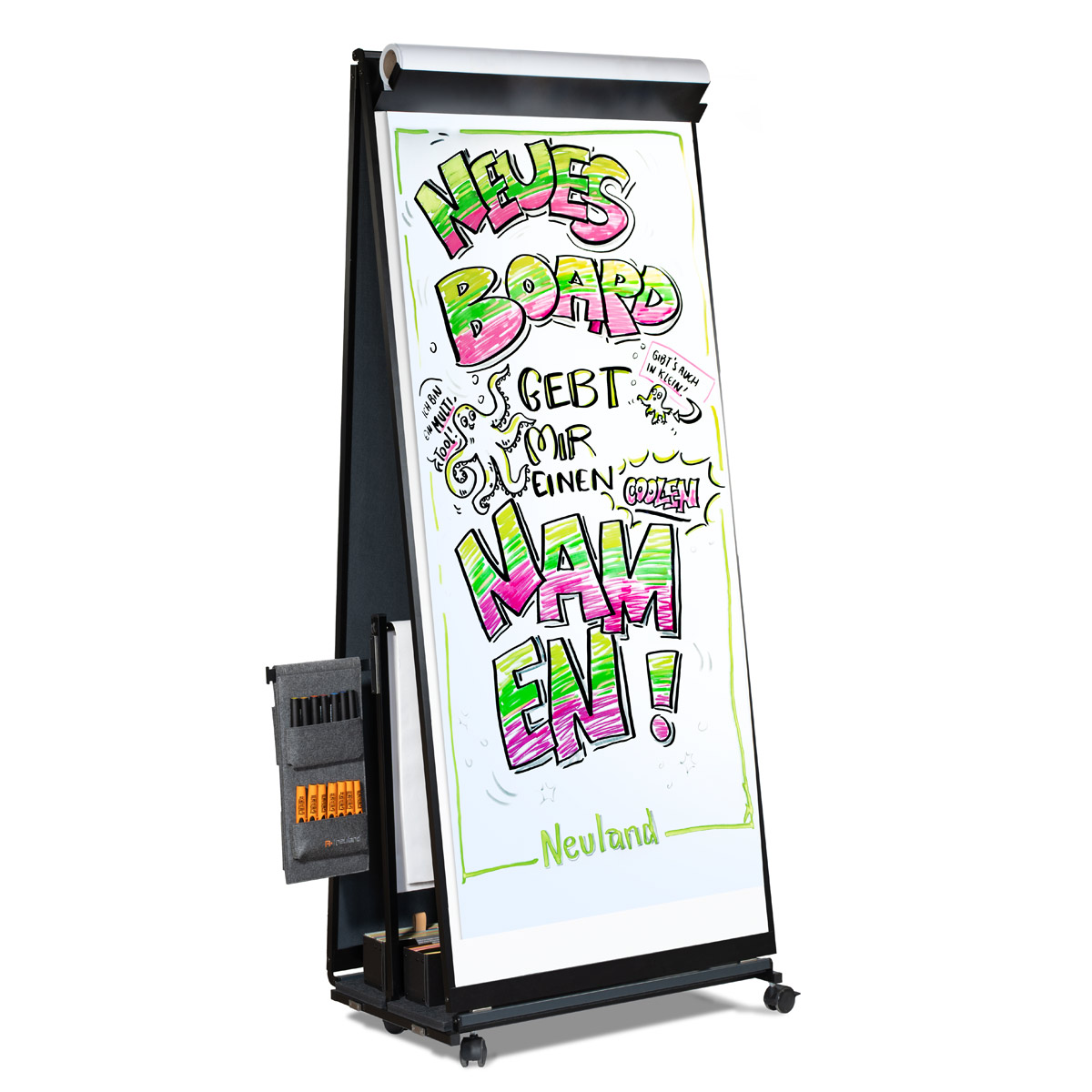 Papierrolle Movaris 70 cm breit, weiß (25m) – Bild 3