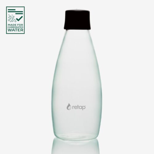 Retap® 0,8 Liter Schraubflasche inkl. Zusatzstoppel