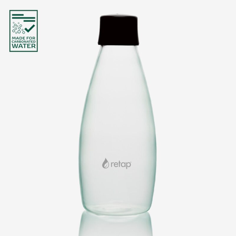 Retap® 0,8 Liter Schraubflasche inkl. Zusatzstoppel