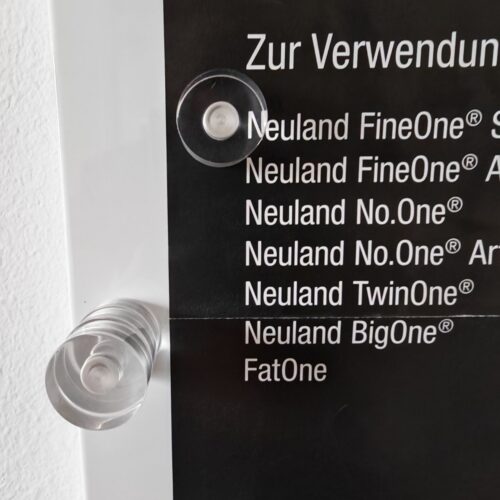Alternative view of Acrylglas-Magnet Neodym - 4 Stück Set