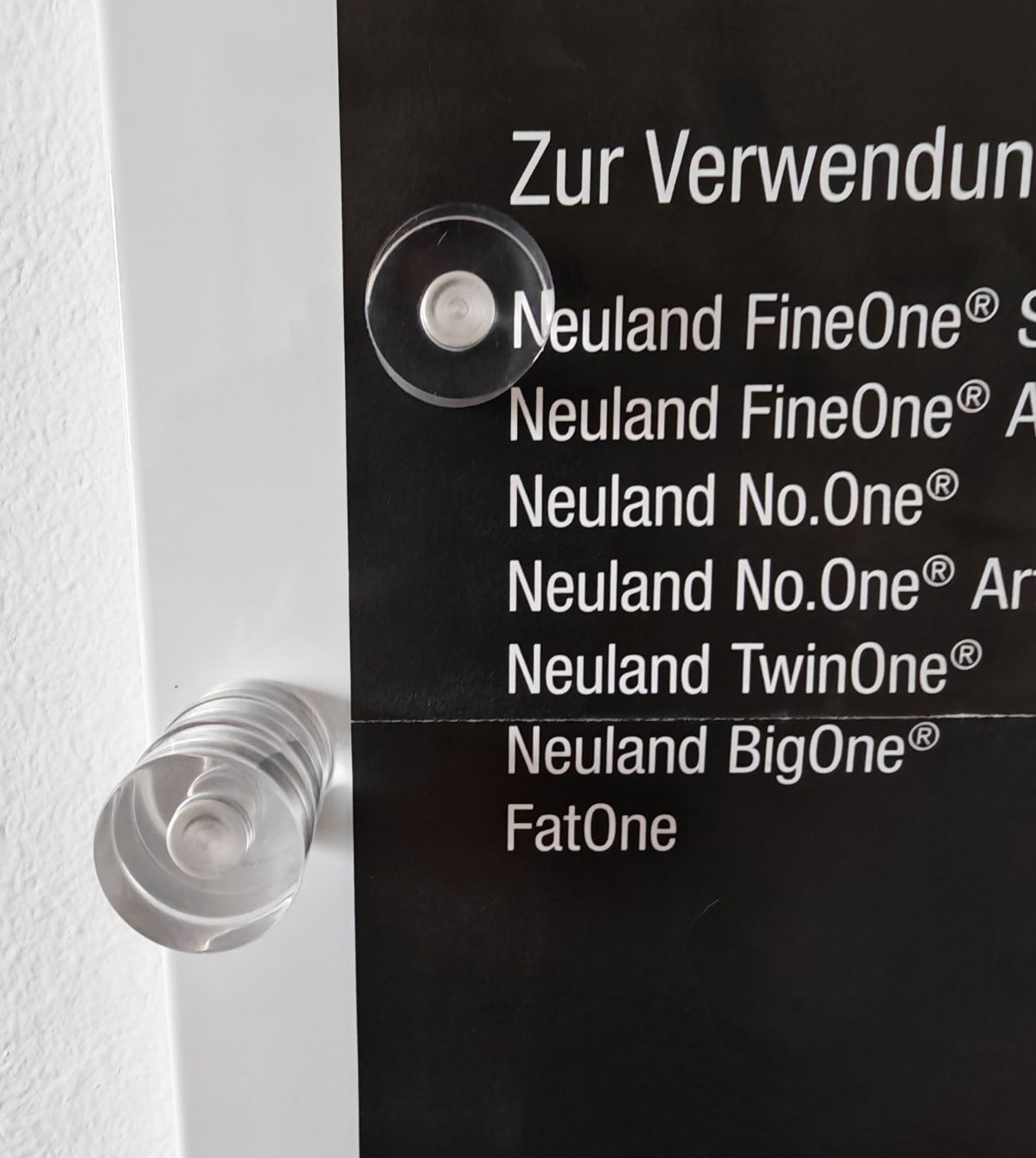 Acrylglas-Magnet Neodym - 4 Stück Set – Bild 2
